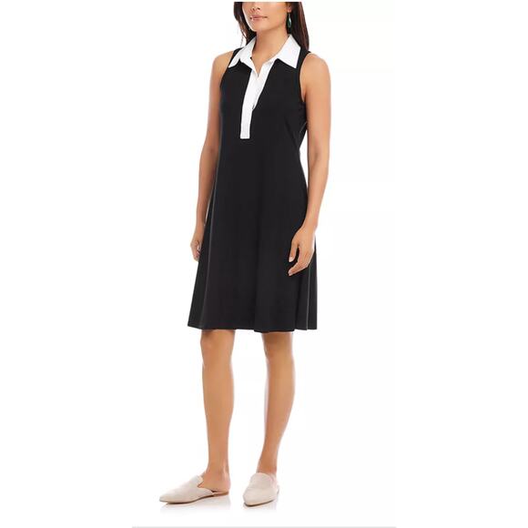 Karen Kane Contrast Placket Dress Size Medium - Picture 5 of 9